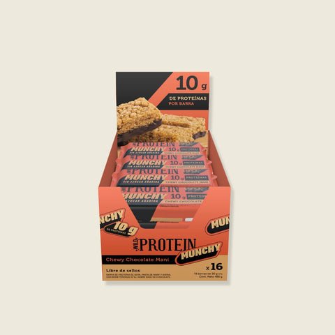 Wild Protein Munchy Chocolate Maní 16 Unidades