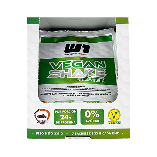 Pack 7 Proteína Vegana Vegan Shake 33 Grs