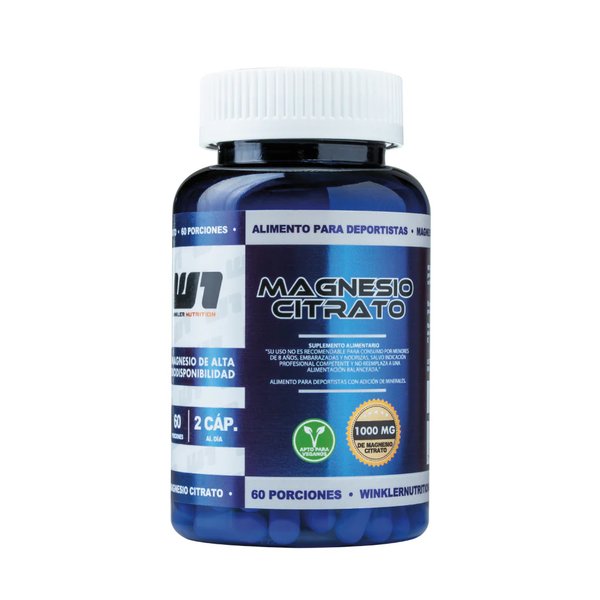 Magnesio Citrato 120 Cápsulas
