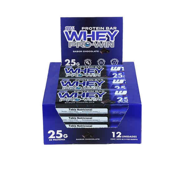 Pack 12 Barrita Whey Pro Win 80 Grs