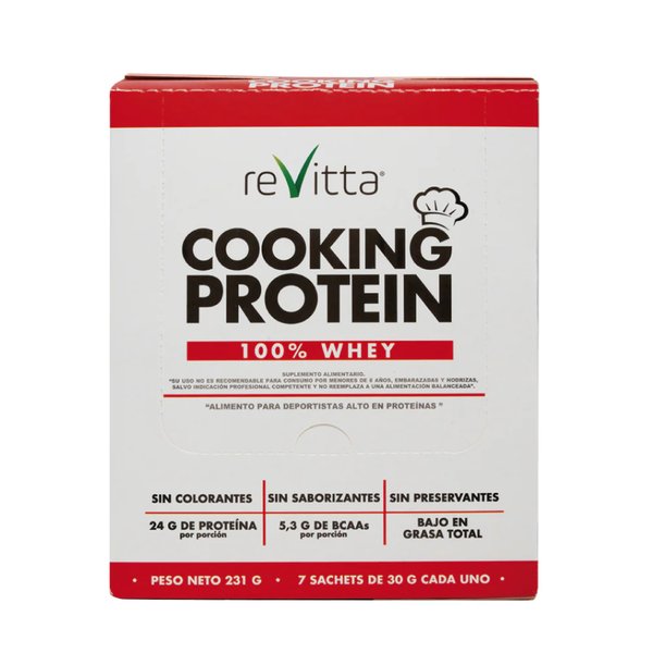 Pack 7 Proteína Whey Cooking Protein 30 Grs