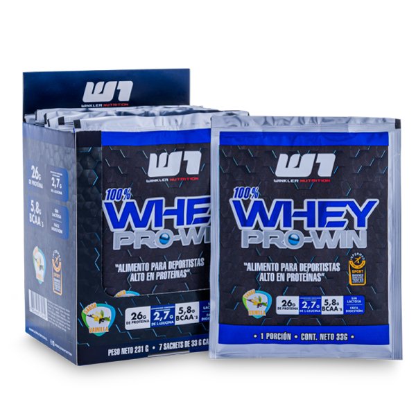 Sachet Proteína Whey Pro Win 33 Grs