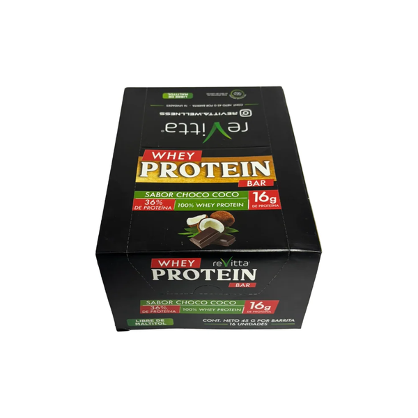 Pack 16 Barrita Whey Bar Protein 45 Grs
