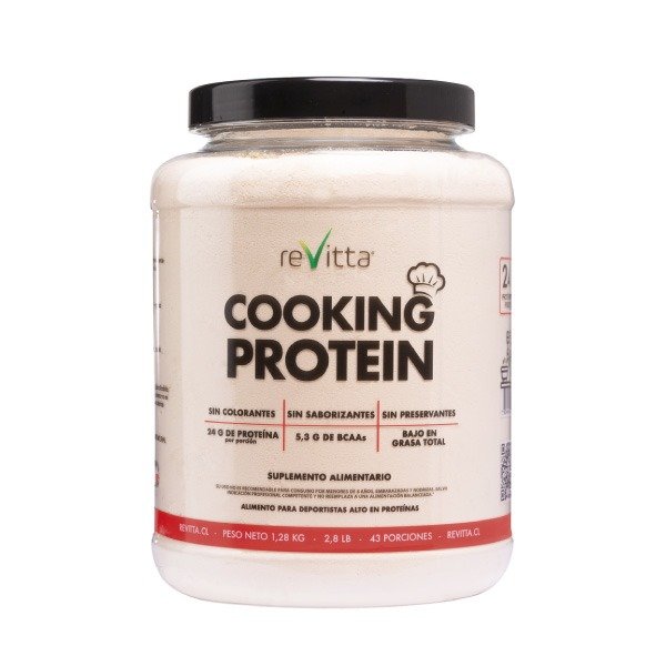 Proteina Whey Cooking Protein 1,28kg. 43Servicios