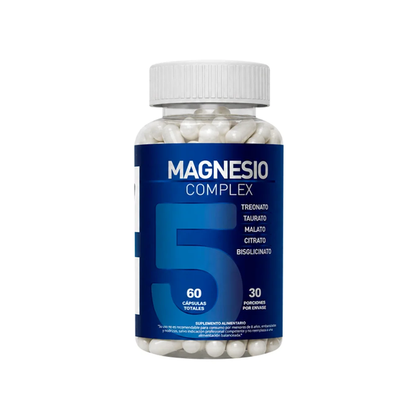 Magnesio Complex Bisglicinato, Treonato, Taurato, Malato Y Citrato 60 Cápsulas