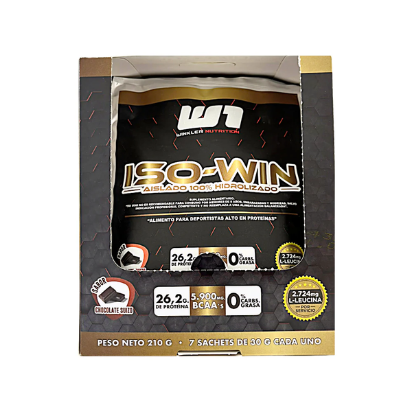 Pack 7 Proteína Hidrolizada Iso Win 30 Grs