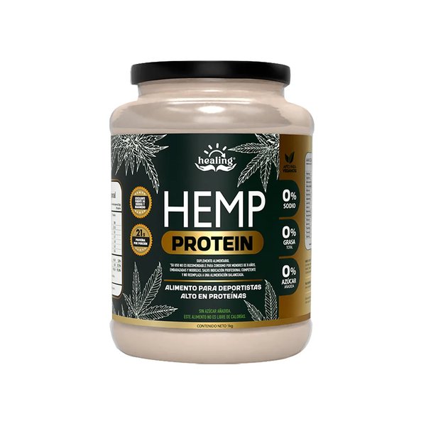 Healing Hemp Protein 1kg 30Servicios