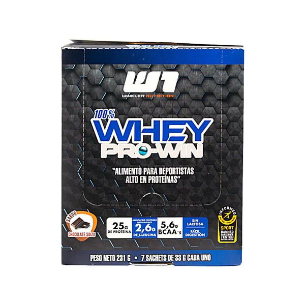 Pack 7 Proteína Whey Pro Win 33 Grs